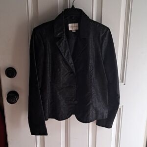 Shimmering Black Blazer